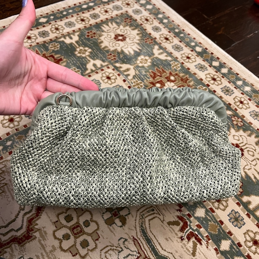 Chic green Clutch